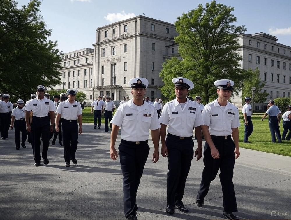 US Naval Academy - via Grok AI
