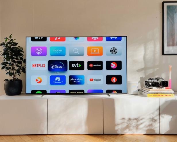 How Streaming Is Changing Student Life on Campus // Wide screen smart TV - via Unsplash