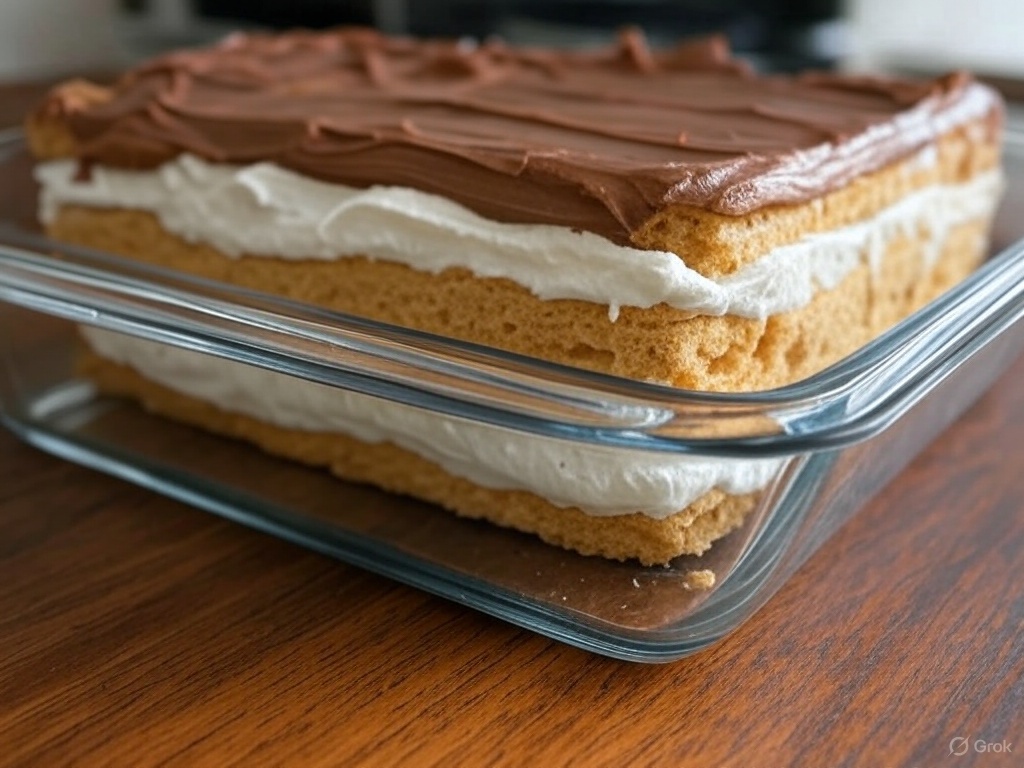 No-Bake Eclair Cake