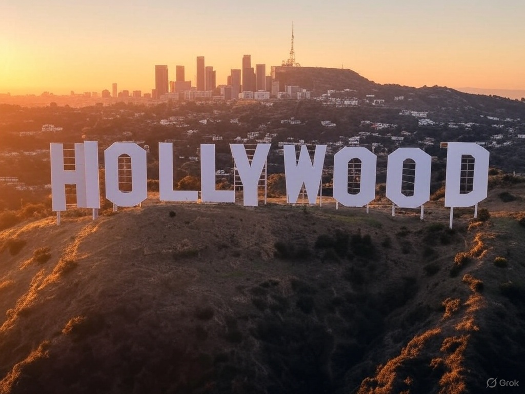 Hollywood sign in Los Angeles