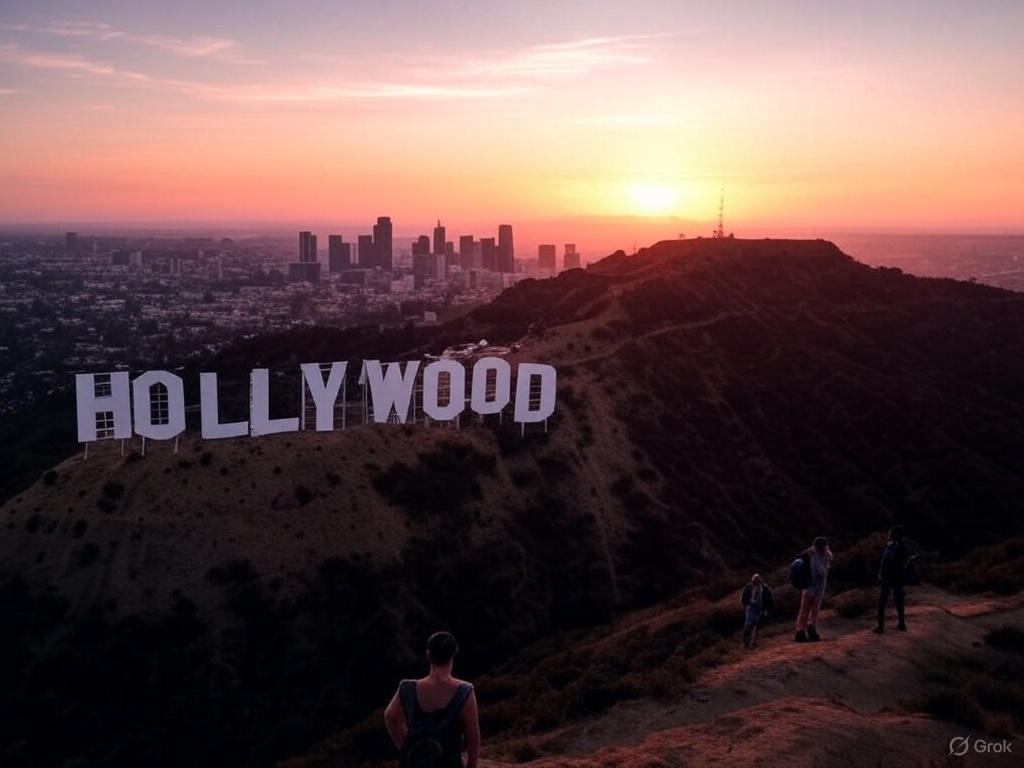 Hollywood sign in Los Angeles