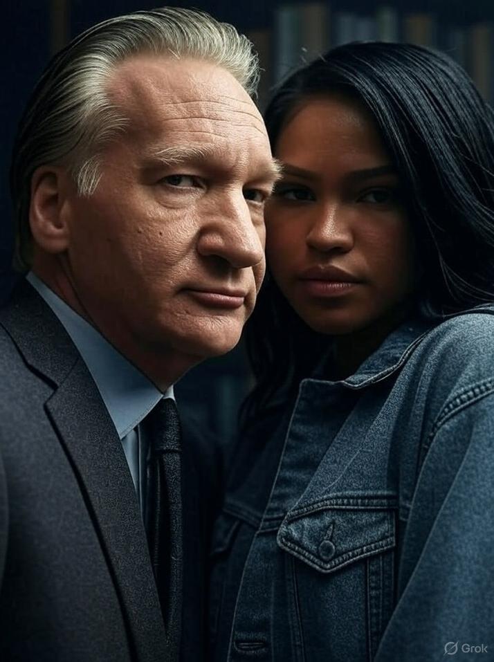 Bill Maher and Cassie - via Grok AI