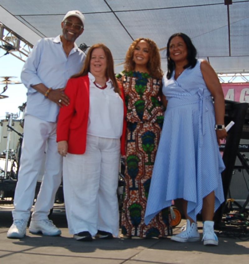 Curren D. Price, Jr., Hydee Feldstein Soto, Dominique DiPrima, and Heather Hutt: Photo Credit, Ricky Richardson