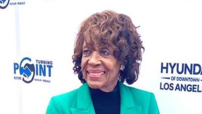 Congressperson Maxine Waters - photo by Billy Bennight