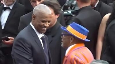 Denzel Washington and Spike Lee at Cannes - screenshot1