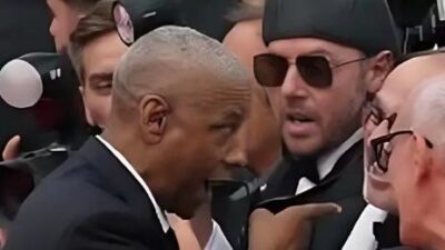 Denzel Washington sets photog straight