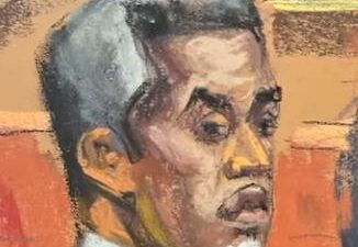 Diddy Trial - Sean Diddy Combs (artist rendering) - screenshot