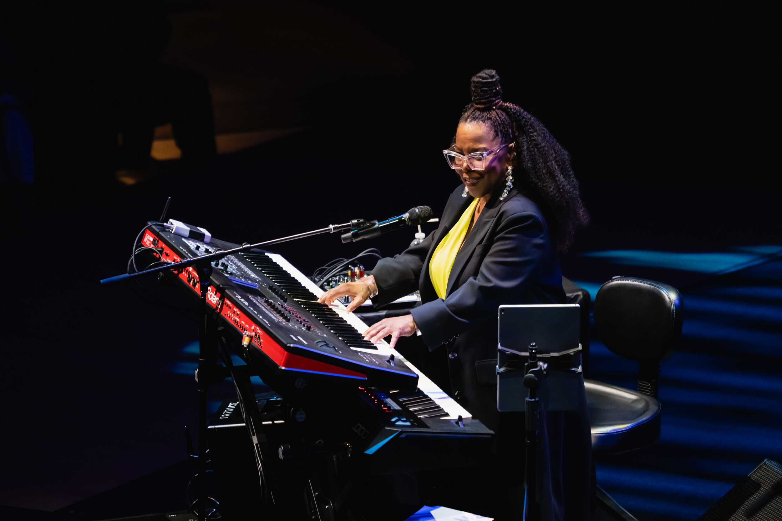 Patrice Rushen at the keyboards