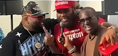 JazzY Pha, Johnny Gill, and Anthony Anderson singing Luther's 'Never Too Much'