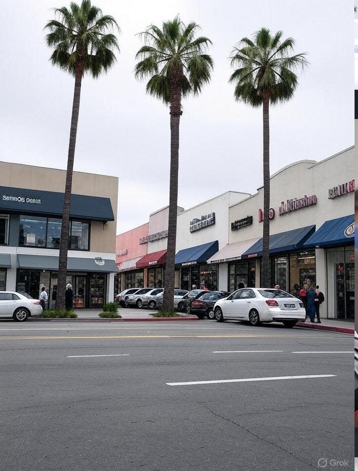 Midtown LA on an overcast day - via Grok AI