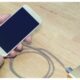 smartphone with power bank