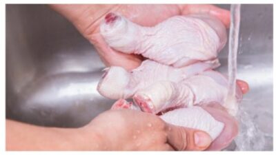 Raw chicken