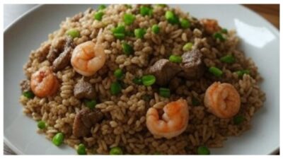 Steak, Shrimp Fried Rice