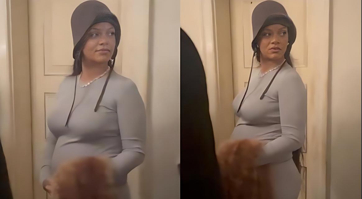 Rihanna baby bump at 2025 Met Gala