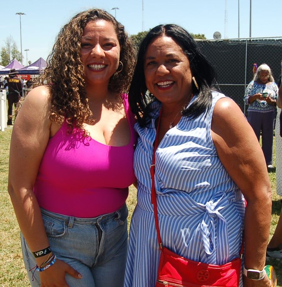 Assemblywoman Sade Elhwary and Councilwomen Heather Hutt: Photo Credit, Ricky Richardson
