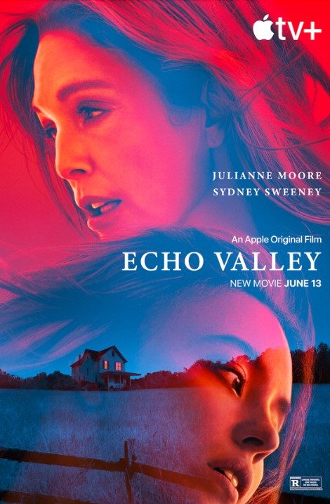 Julianne Moore and Sydney Sweeney in "Echo Valley," premiering June 13, 2025 on Apple TV+.