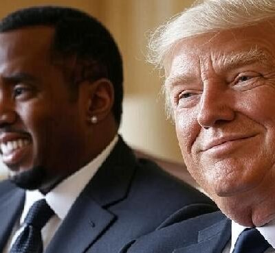 Trump and Diddy (friendly) - via Grok AI
