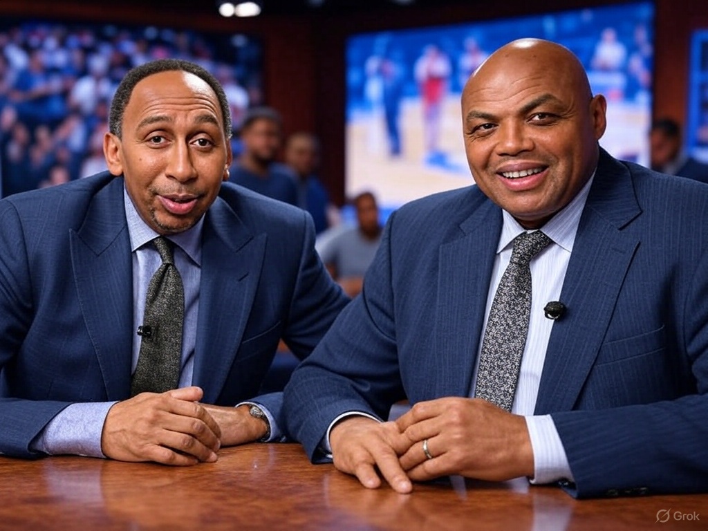 Stephen A. Smith and Charles Barkley - AI generated