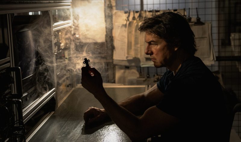 Tom Cruise as Ethan Hunt in Mission: Impossible - The Final Reckoning from Paramount Pictures and Skydance holds the key to saving humanity.