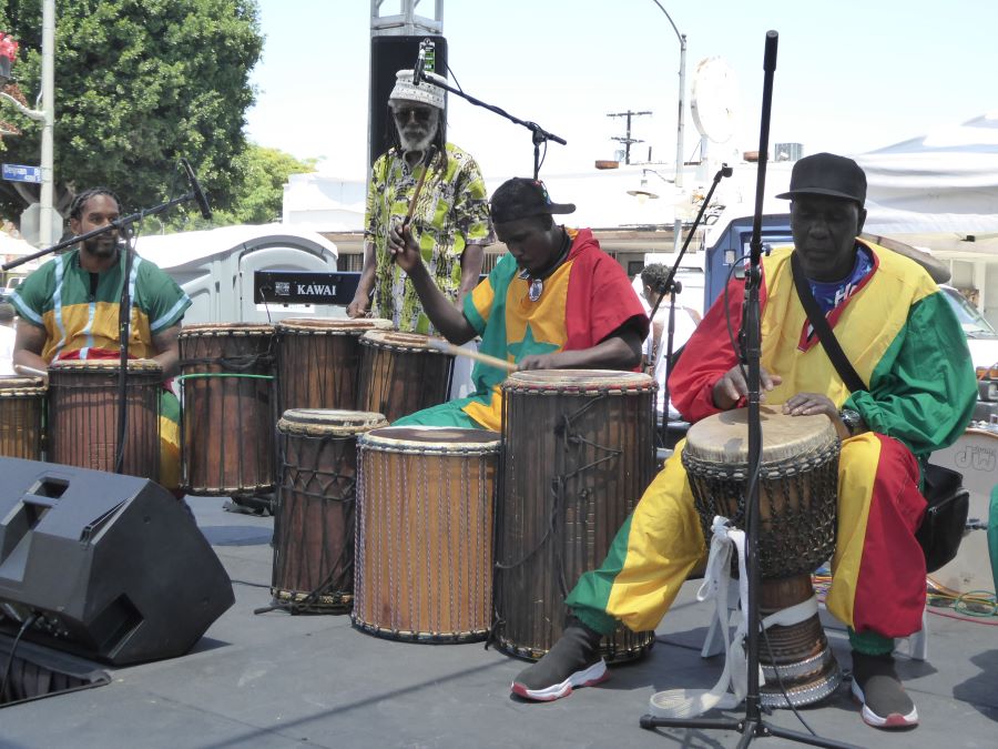 Leimert Park Hosts Epic Juneteenth Celebration // Balle Fetti Bu Senegal: Photo Credit, Ricky Richardson