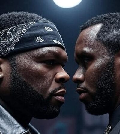 50 Cent and Diddy face-off / via Grok AI