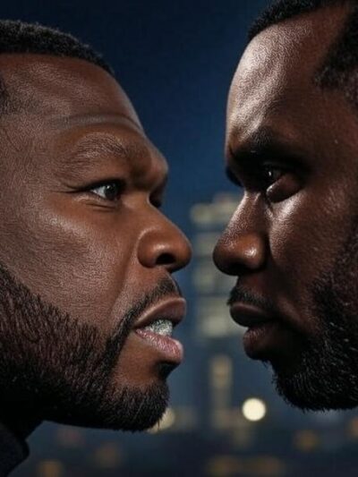 50 Cent and Diddy face-off / via Grok AI