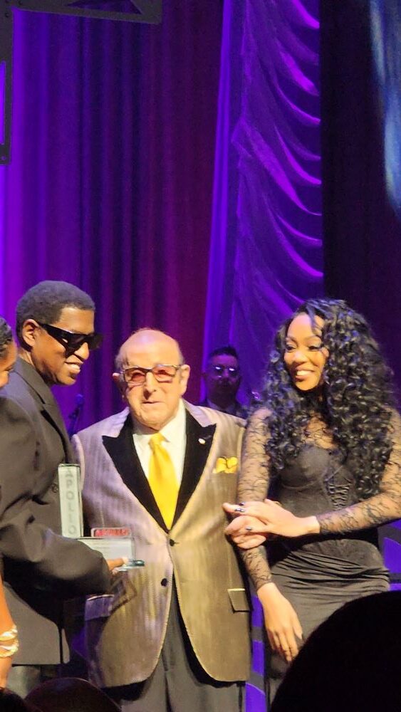 Babyface, Clive Davis, Monica (photo by Melissa Nyomi Stoll of Melshotya)