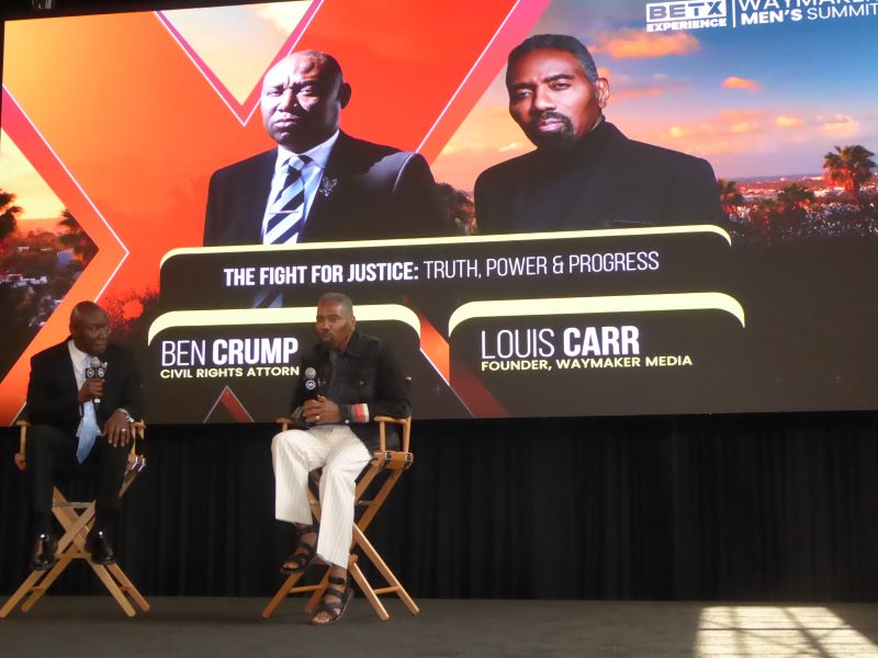 Ben Crump and Louis Carr: Photo Credit, Ricky Richardson