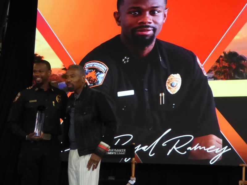 Chief Royal Ramey and Louis Carr: Photo Credit, Ricky Richardson