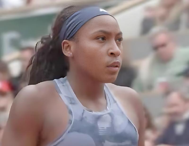 Coco Gauff (2025 French Open) - screenshot