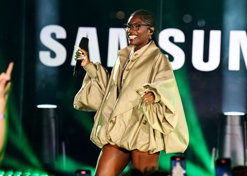 Doechii performs at Samsung Galaxy S25 Edge launch a. (Photo by Bryan Bedder courtesy Samsung Galaxy)