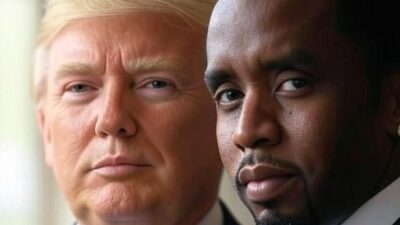 Donald Trump and Sean Diddy Combs - via Grok AI