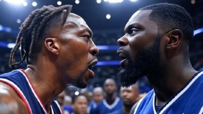 Dwight Howard and Lance Stephenson - via Grok AI