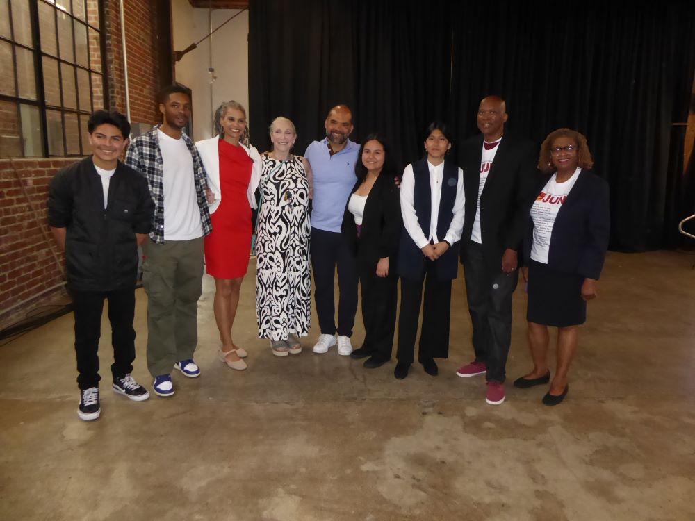 Maya Wiley, The Young Shakespeareans, Empowerment Congress CO-Chairs Henry McElroy and Gloria J. Davis: Photo Credit, Ricky Richardson 
