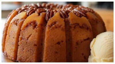 Pecan Upside-Down Bundt Cake