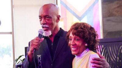 Steven Williams and Congresswoman Maxine Waters