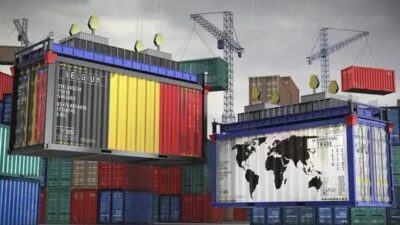 Shipping containers - via Depositphotos