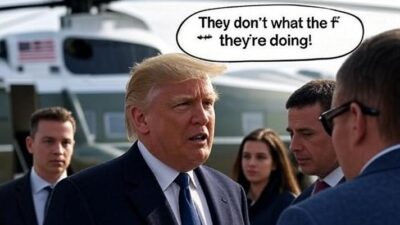 Trump ('They Don't Know What the F**k They're Doing!') - via Grok AI