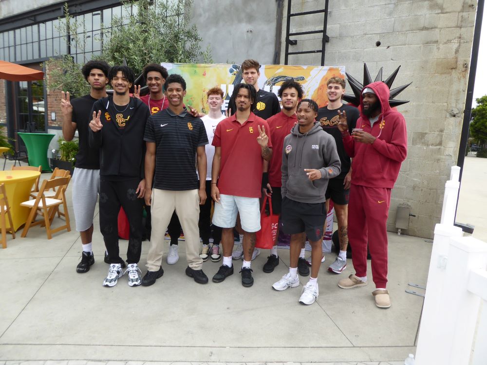 USC Men's Basketball Players: Photo Credit, Ricky Richardson
