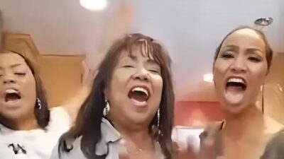 Wanda Hutchinson Vaughn and daughters - screenshot