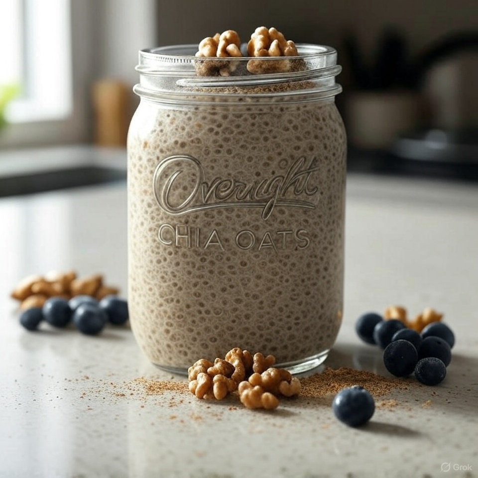 Healthy Homemade Overnight Oats Oatmeal