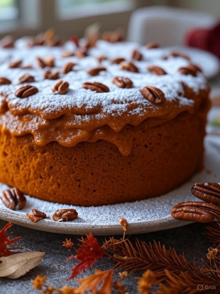 Sweet Potato Honeybun Cake