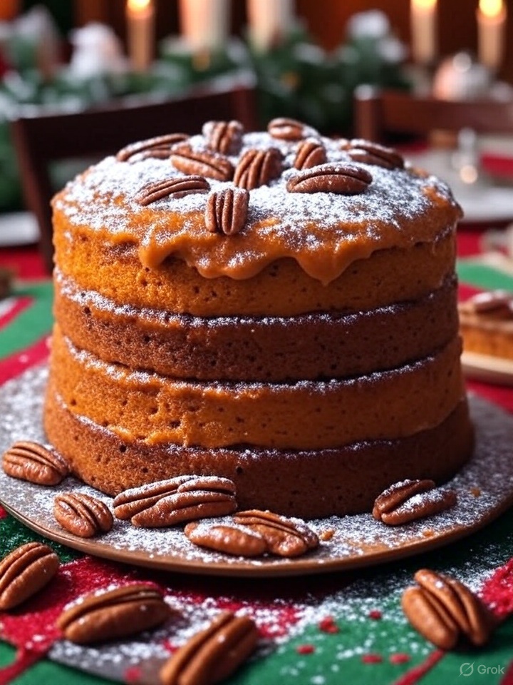 Sweet Potato Honeybun Cake