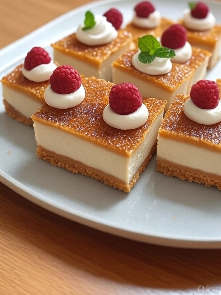 Cr&egrave;me Br&ucirc;l&eacute;e Cheesecake Bars