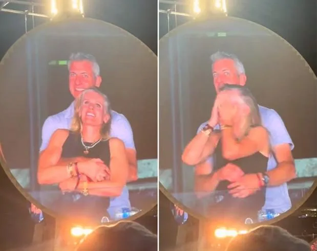 Andy Byron and Kristin Cabot - via TikTok