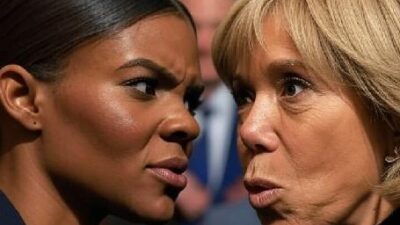 Candace Owens and Brigette Macron - via GrokAI