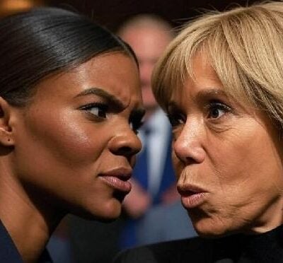 Candace Owens and Brigette Macron - via GrokAI