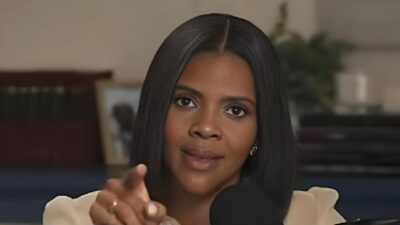 Candace Owens (pointing finger) - screenshot