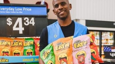 Chris Paul and his Good Eat'n snack products