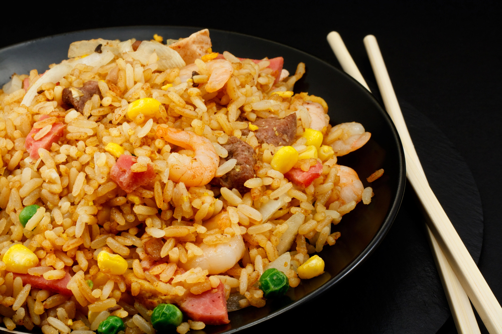 plate of fried rice